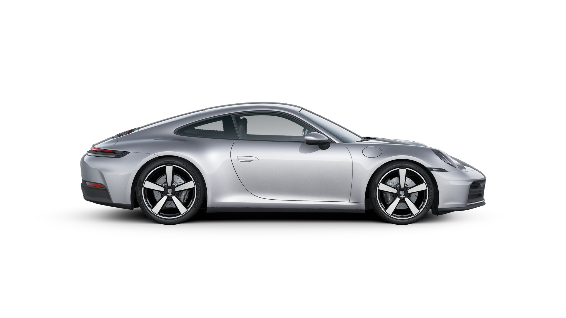 Silver Porsche 911